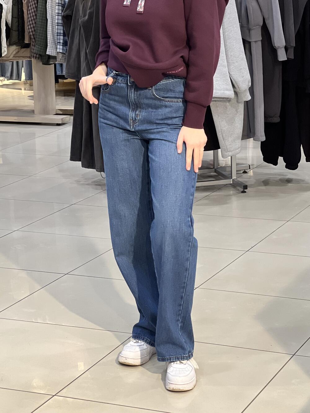 Джинси LP L27202 D-YANNA широкі прямі синій, 26(42-44)