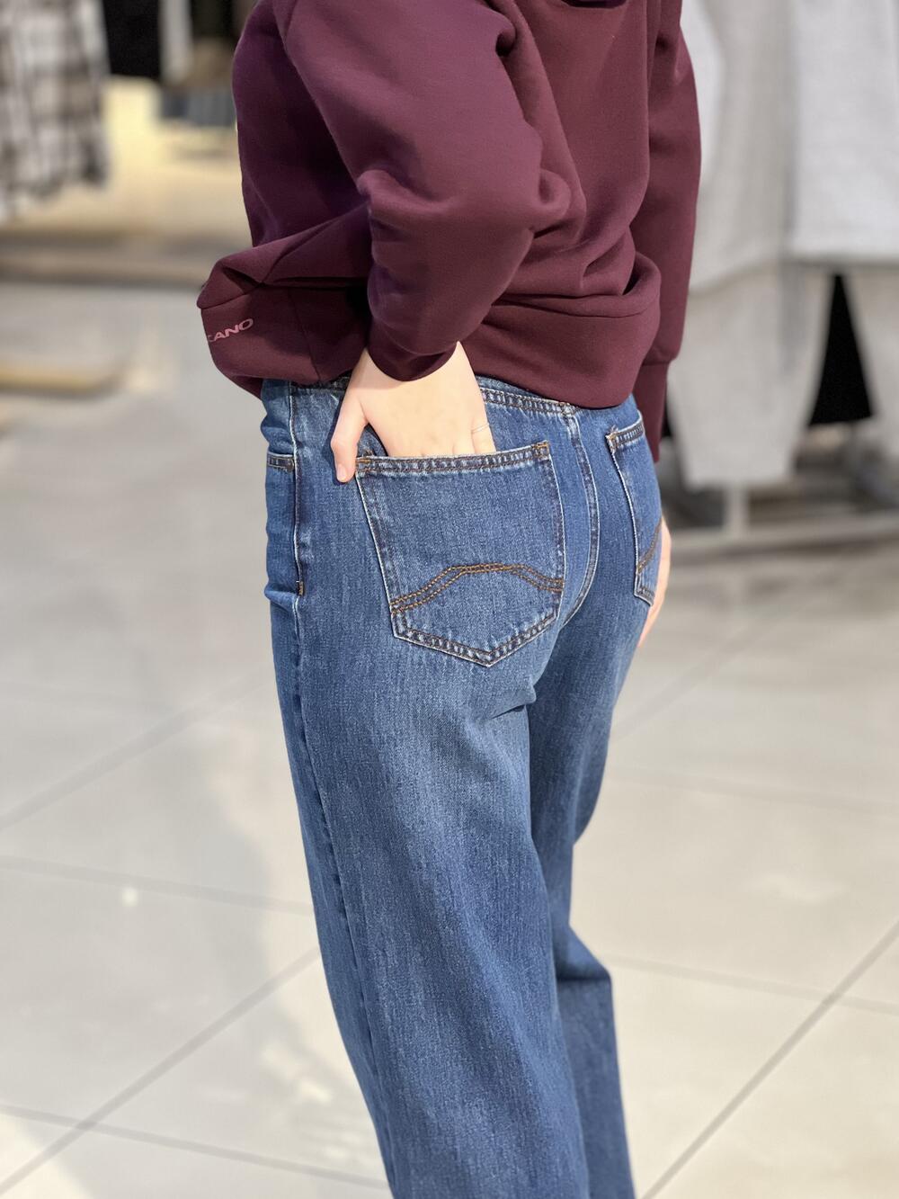 Джинси LP L27202 D-YANNA широкі прямі синій, 30(50-52)