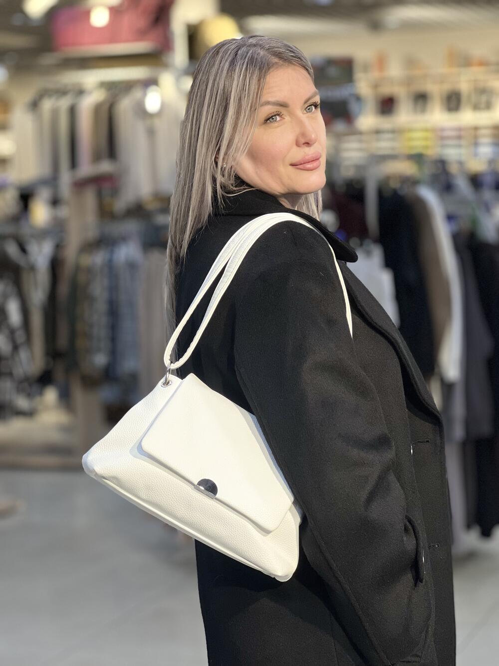 Сумка 720 екошкіра білий