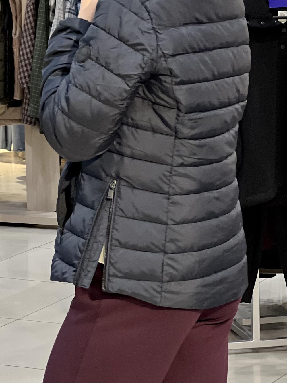 Куртка LM L06053 J-NORDIC стограмівка стьобана з капюшоном т.синій, S