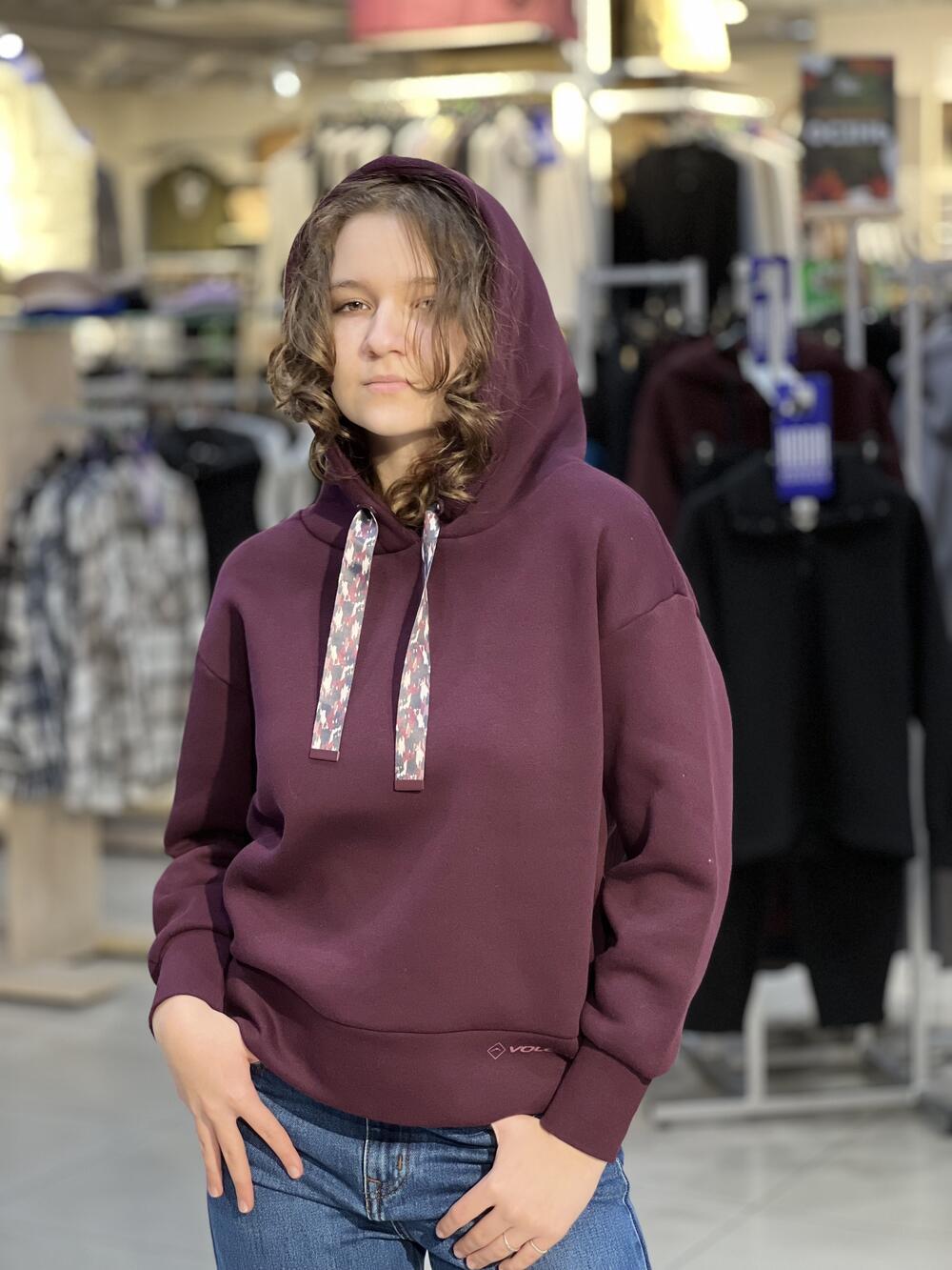 Світшот LP L01160 B-ROSI на футері кольорові стрічки 