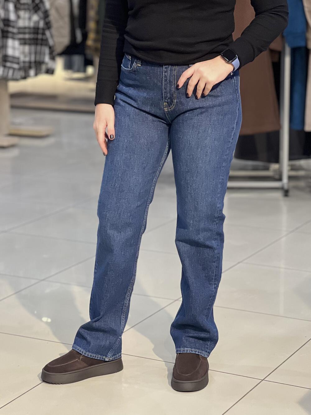 Джинси LM 1327 MAVI STRAIGHT FIT прямі завужені т.синій, 32(52-54)