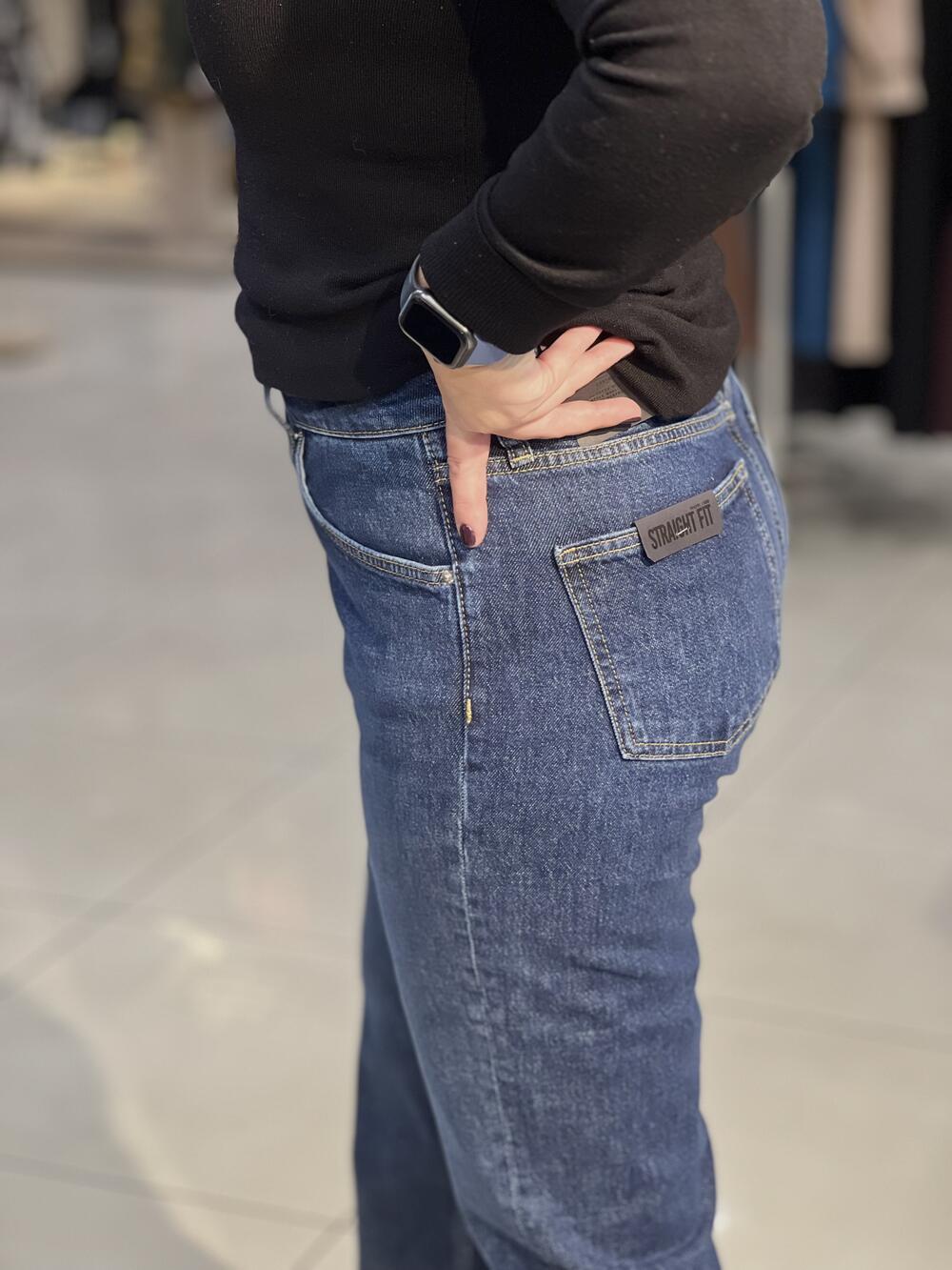 Джинси LM 1327 MAVI STRAIGHT FIT прямі завужені т.синій, 32(52-54)