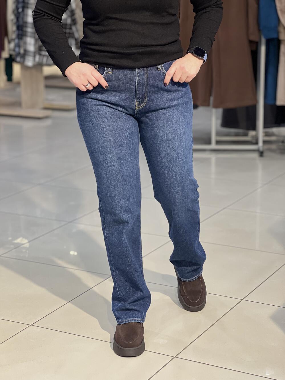 Джинси LM 1327 MAVI STRAIGHT FIT прямі завужені т.синій, 32(52-54)