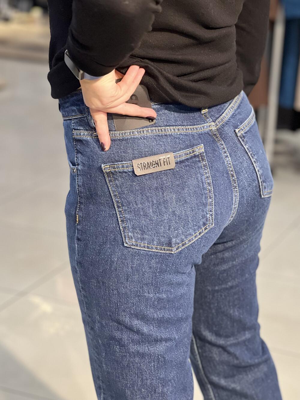 Джинси LM 1327 MAVI STRAIGHT FIT прямі завужені т.синій, 32(52-54)