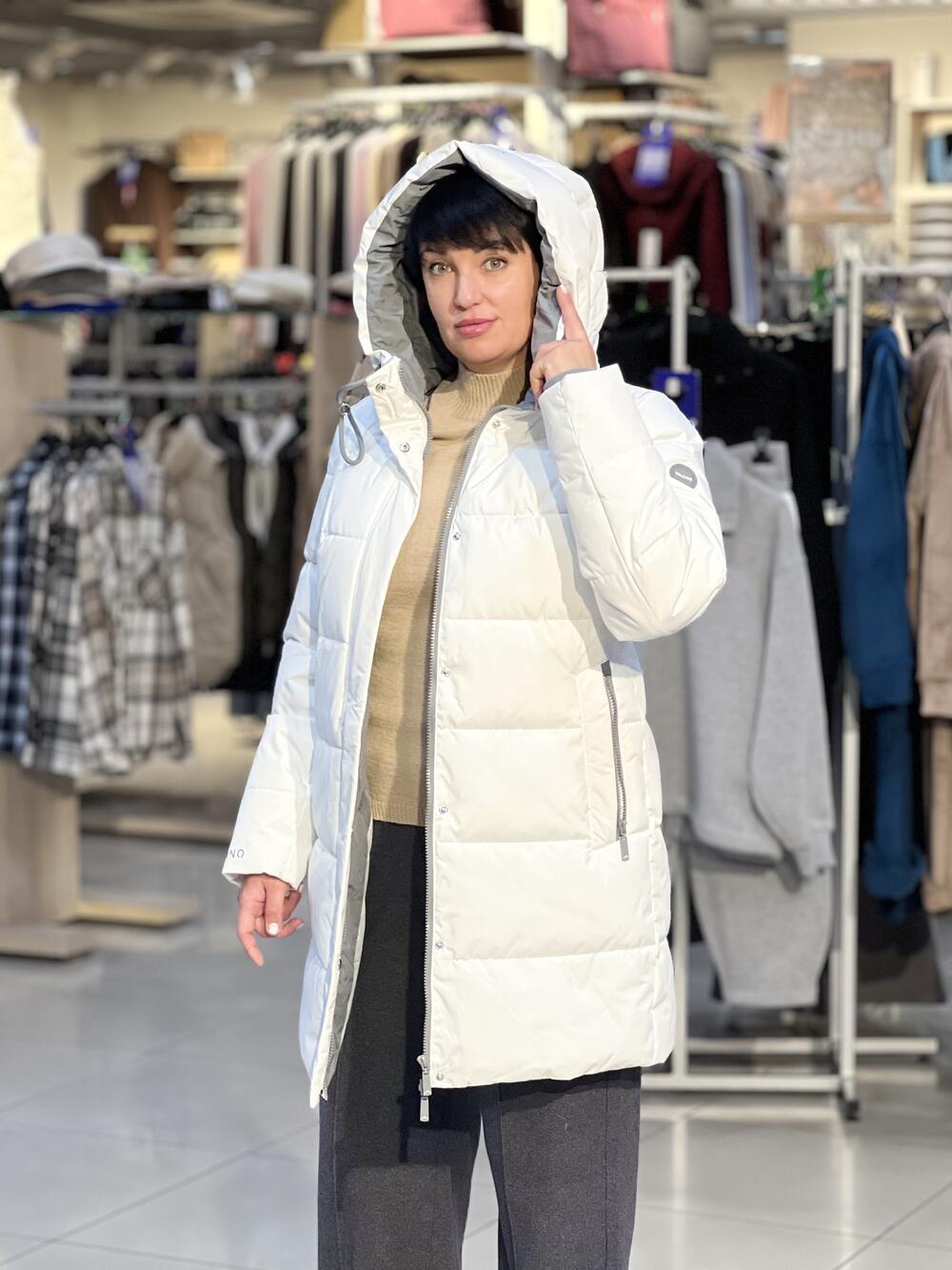 Куртка LP L06058 J-LIVIA пуховик білий, S