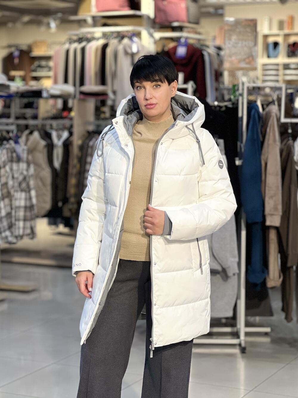 Куртка LP L06058 J-LIVIA пуховик білий, M