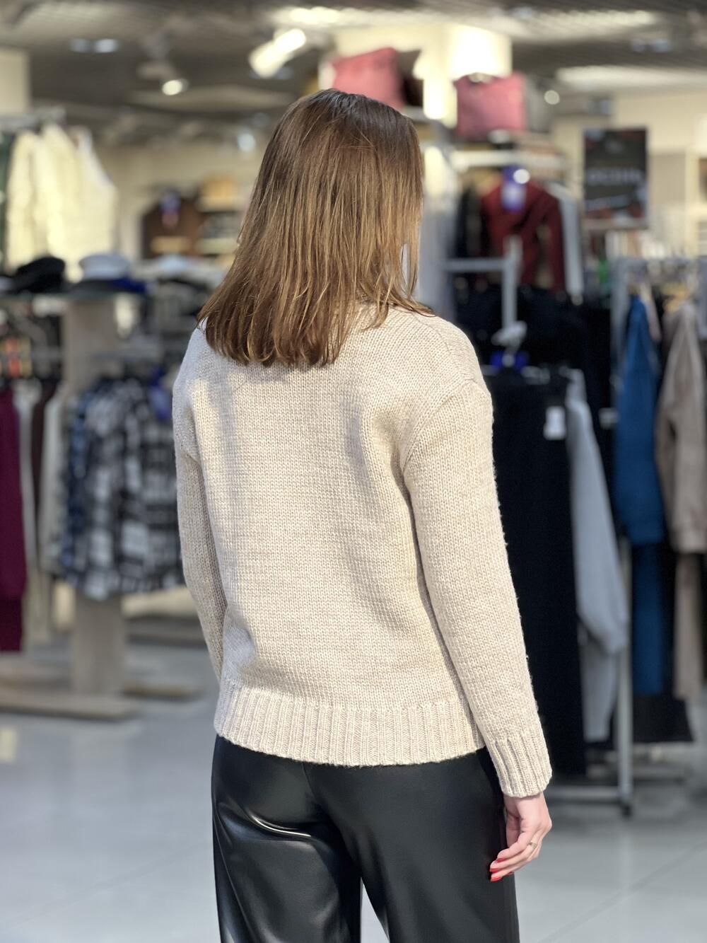 Кардиган LP 2893 з кишенями льон, 42-44