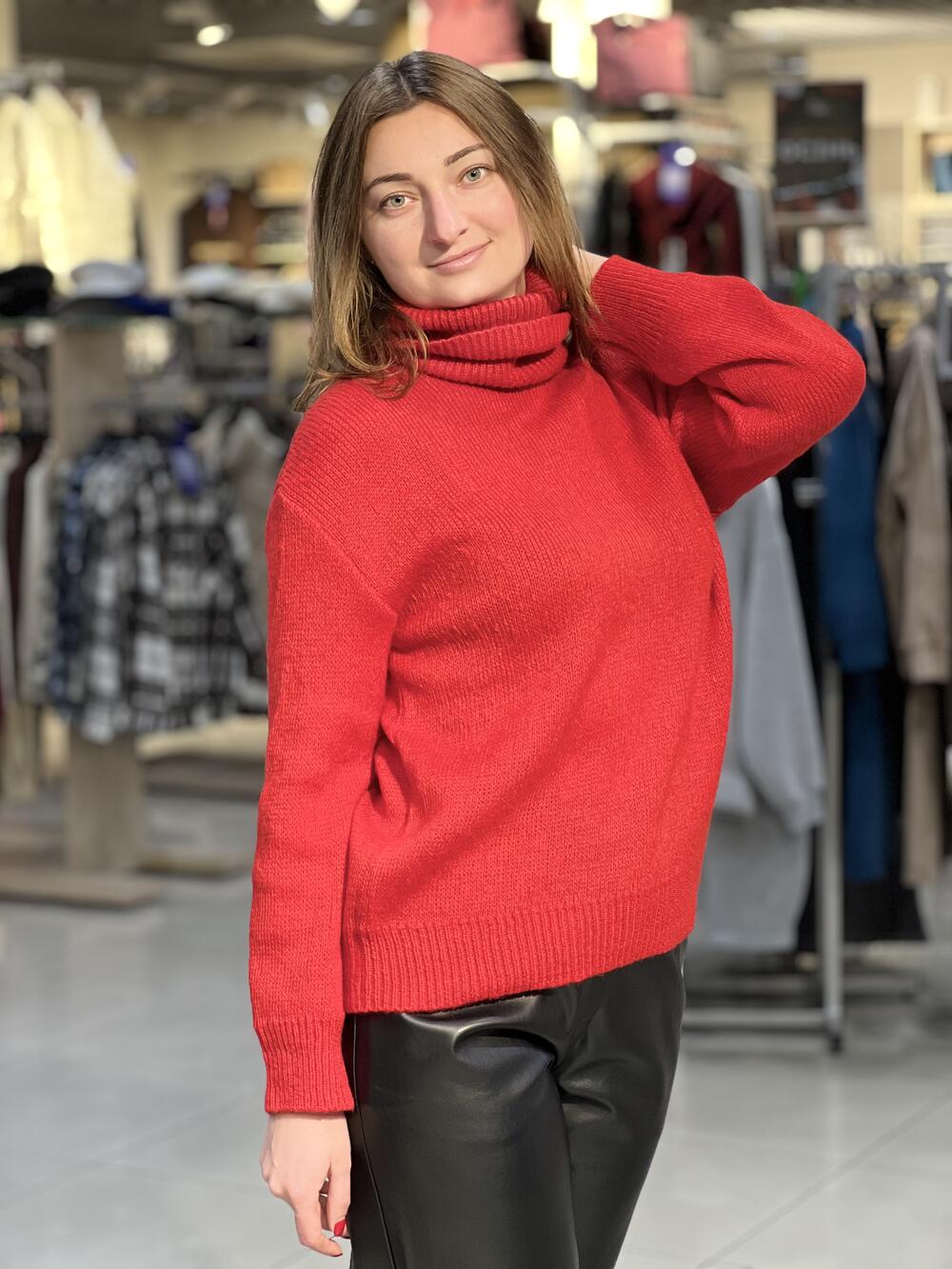 Светр LM 2801 з горловиною 