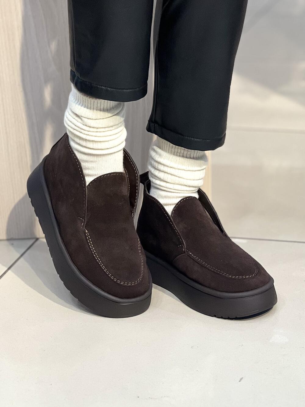 Черевики LP 705311 Lora Piana утеплені байкою шоколад, 36