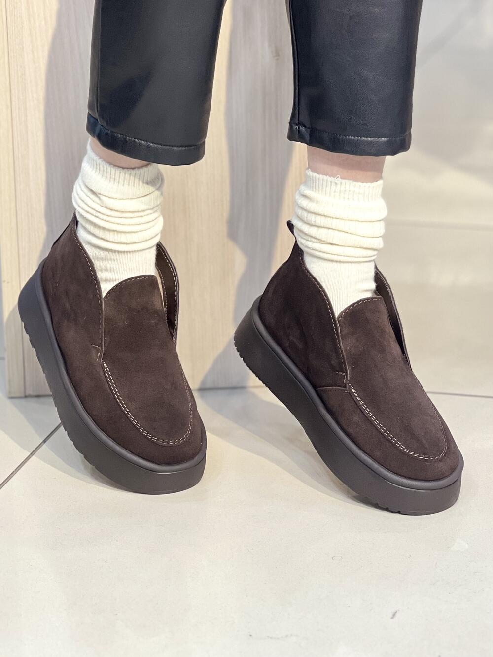 Черевики LP 705311 Lora Piana утеплені байкою шоколад, 39