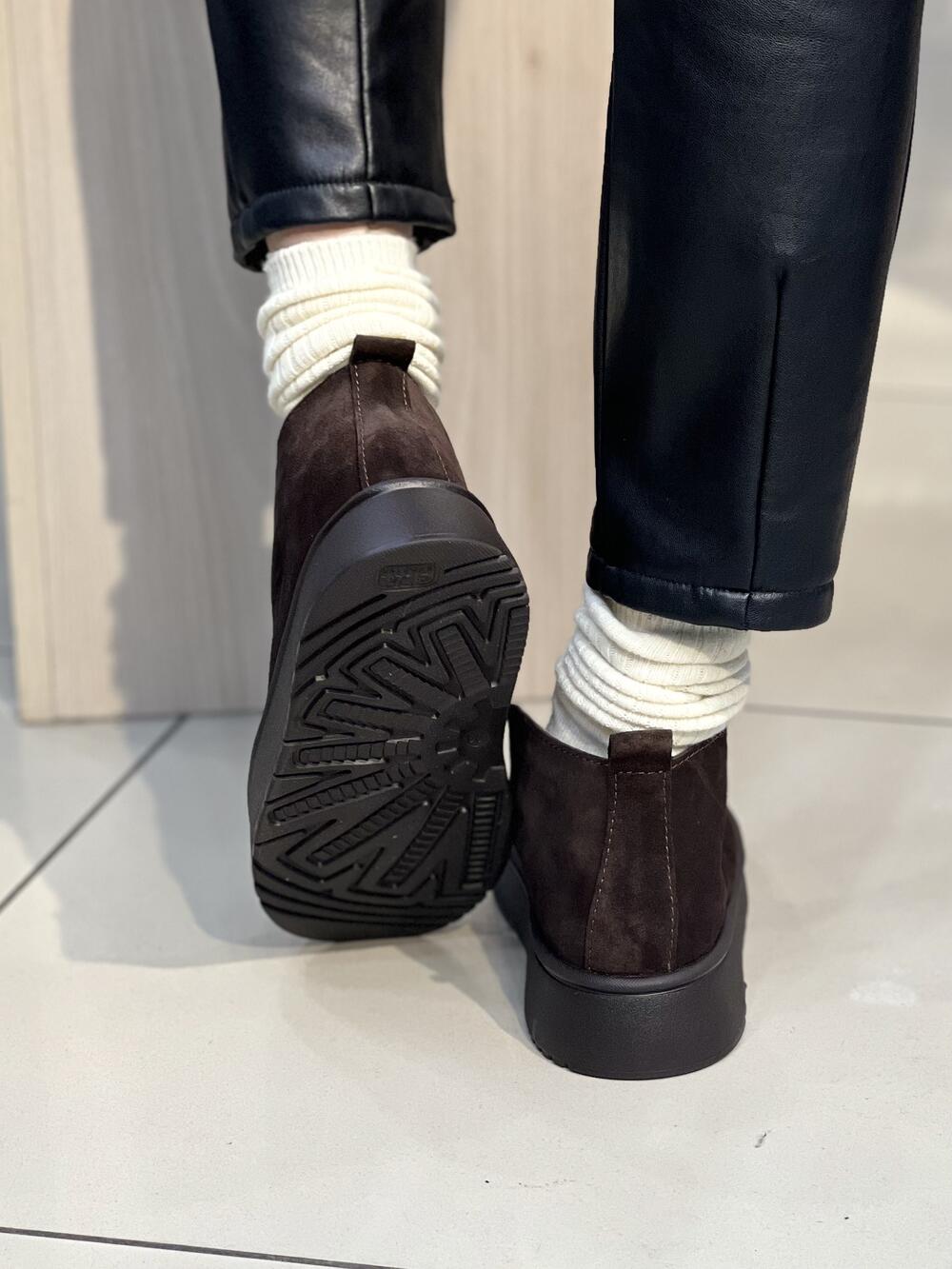 Черевики LP 705311 Lora Piana утеплені байкою шоколад, 39