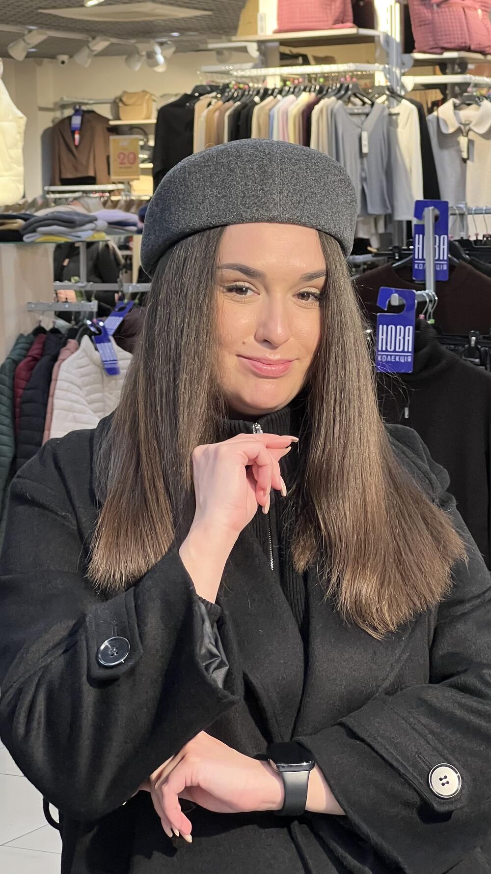 Кепі реглан SUMWIN КАШЕМІР т.сірий