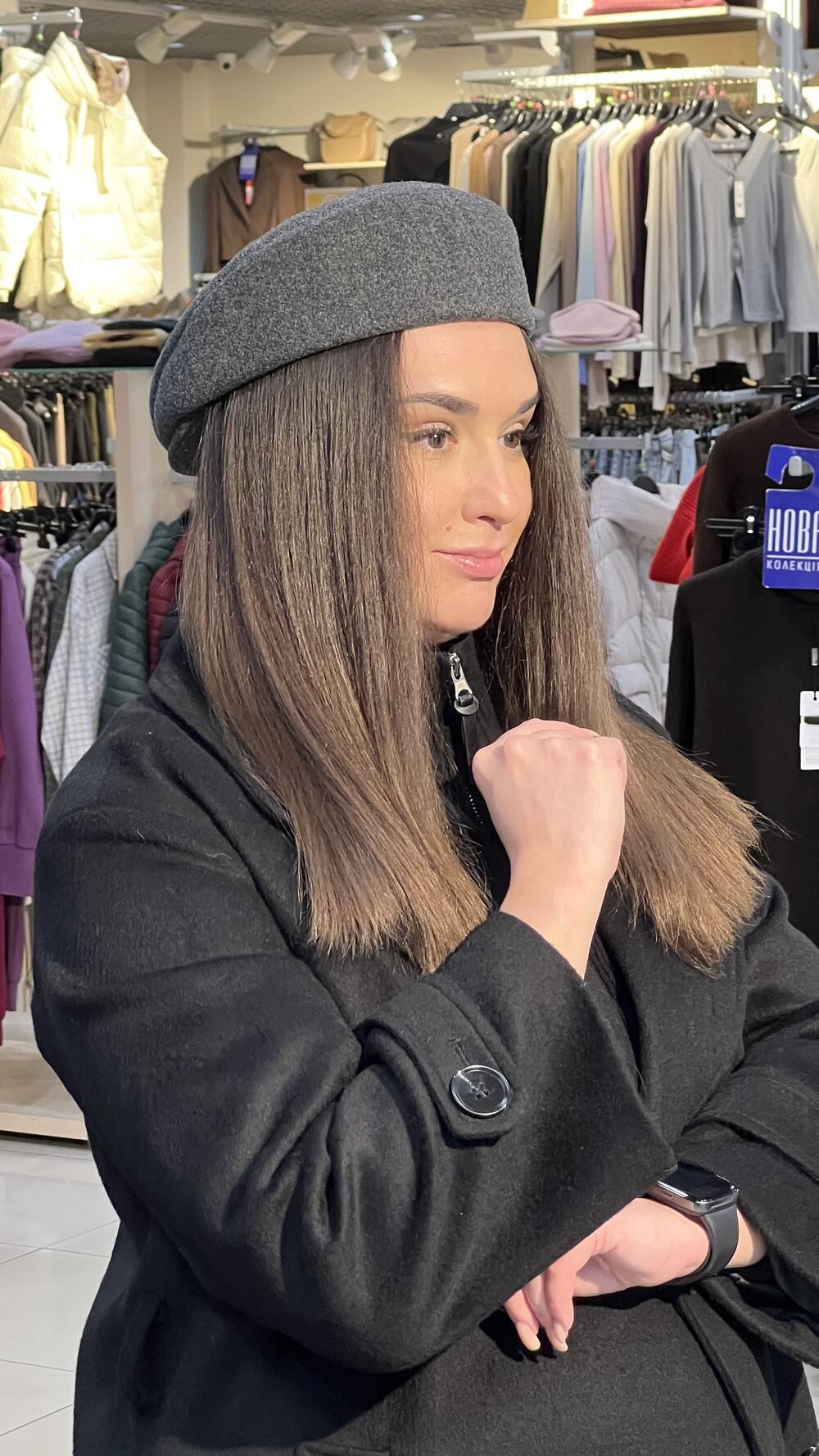 Кепі реглан SUMWIN КАШЕМІР т.сірий