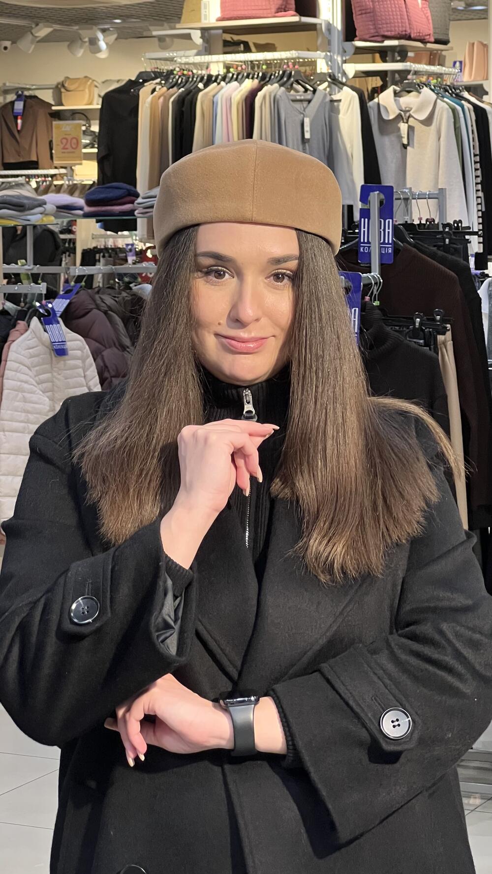 Кепі реглан SUMWIN КАШЕМІР св.коричневий