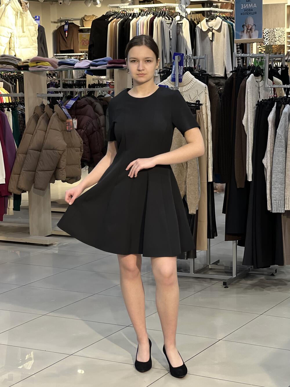 Сукня LP 7191 к/р коротке костюмка 