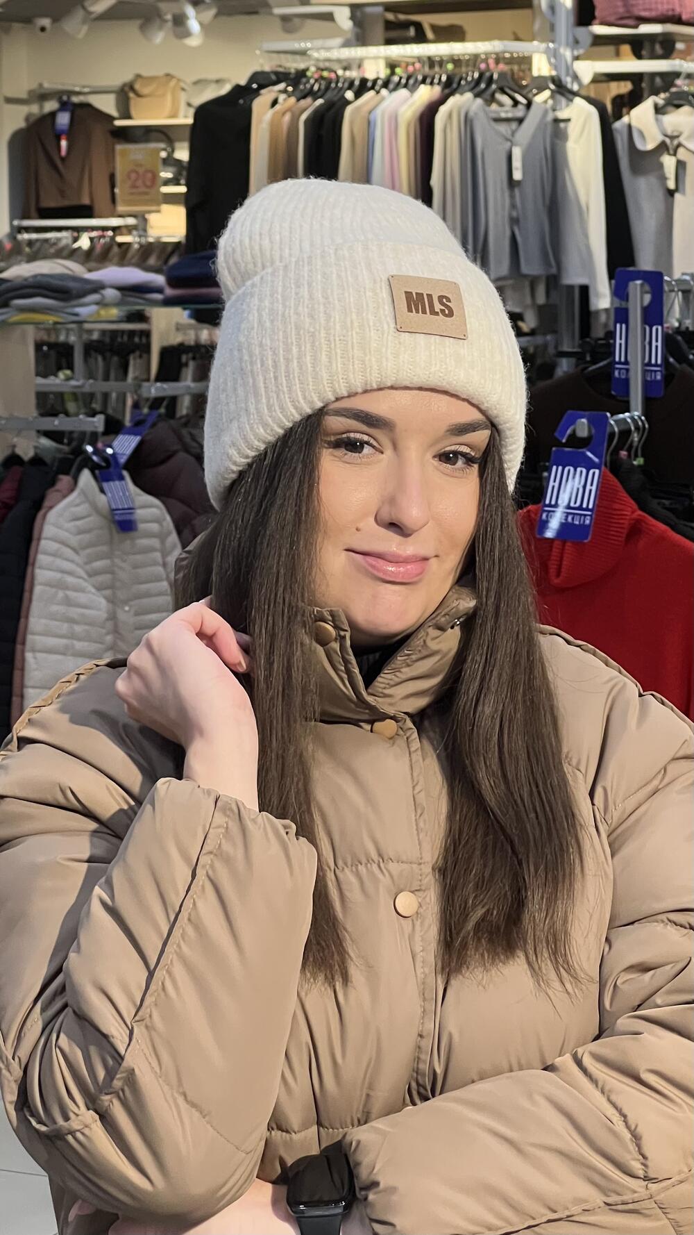 Шапка SUNWIN БРАУНІ молочний