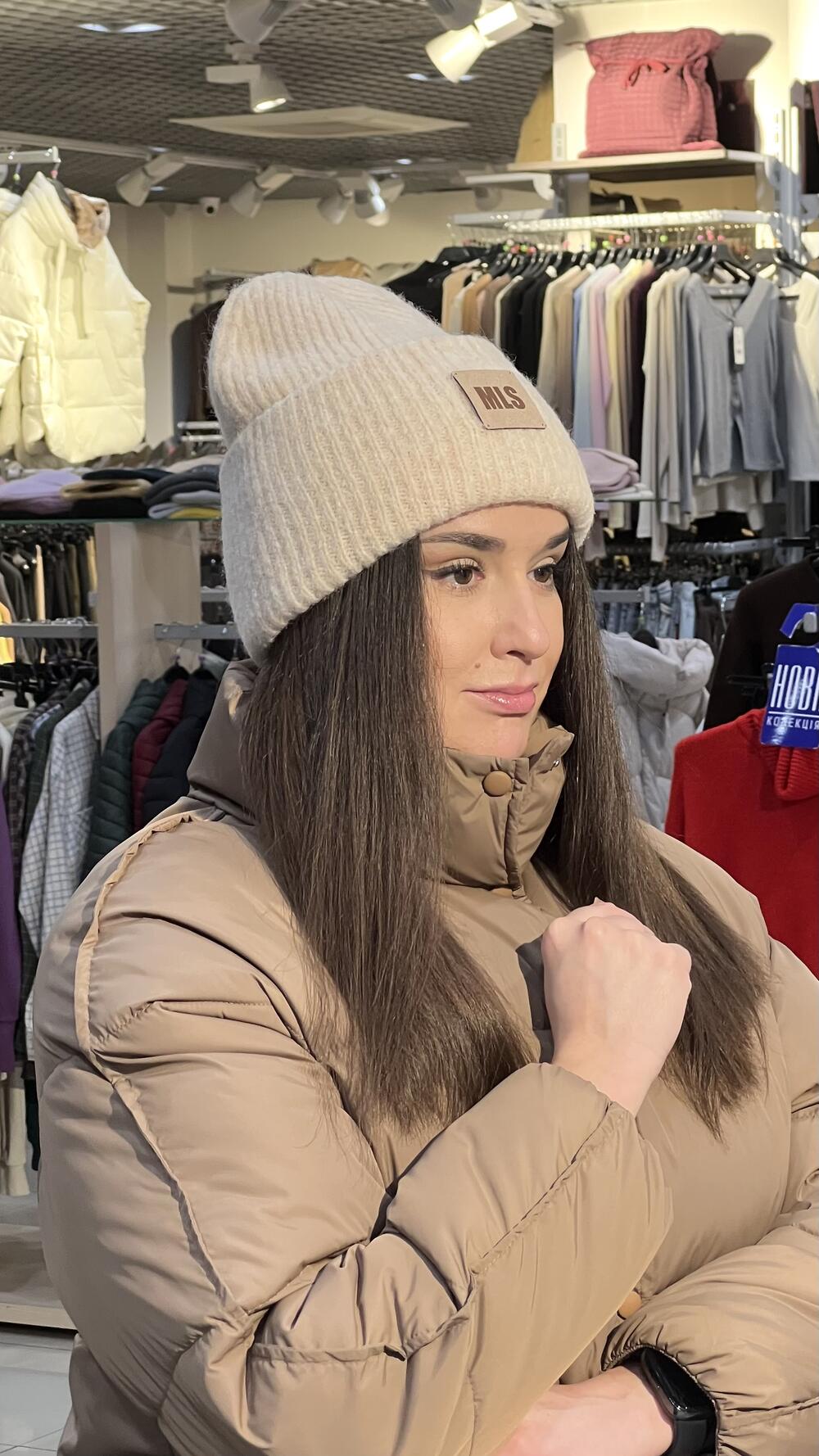 Шапка SUNWIN БРАУНІ крем-брюле