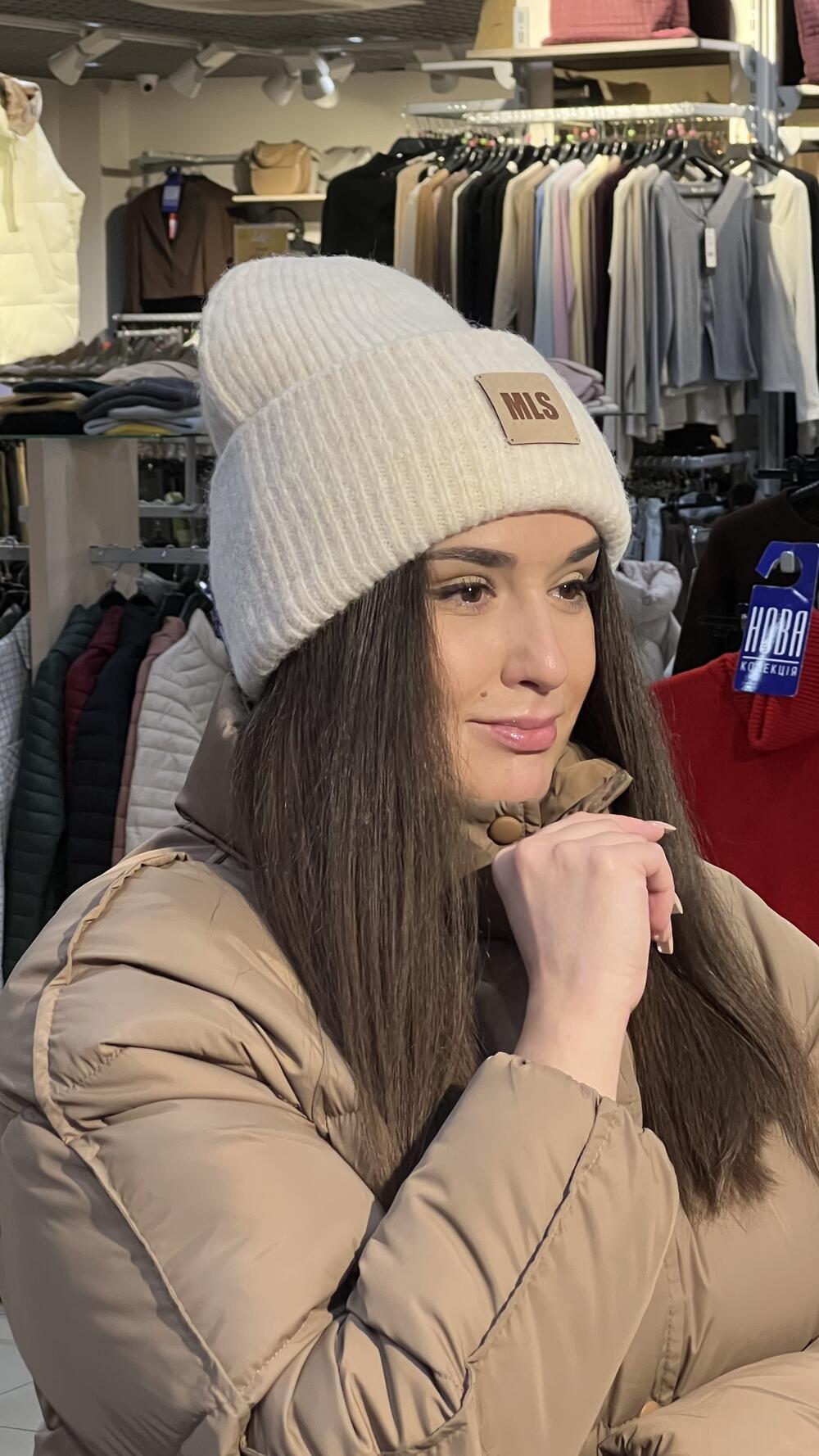 Шапка SUNWIN БРАУНІ молочний