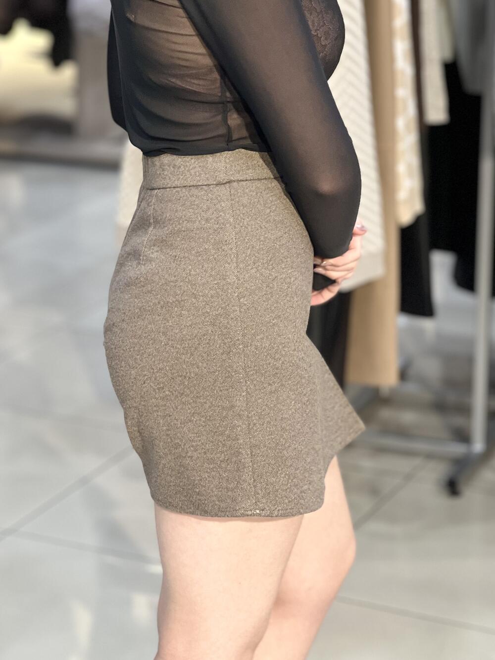 Шорти-спідниця LP 9104 кашемір капучино, 40-46