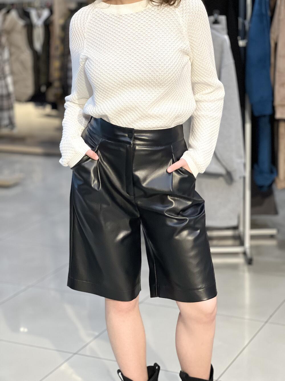 Шорти LP 9120 екошкіра подовжені 