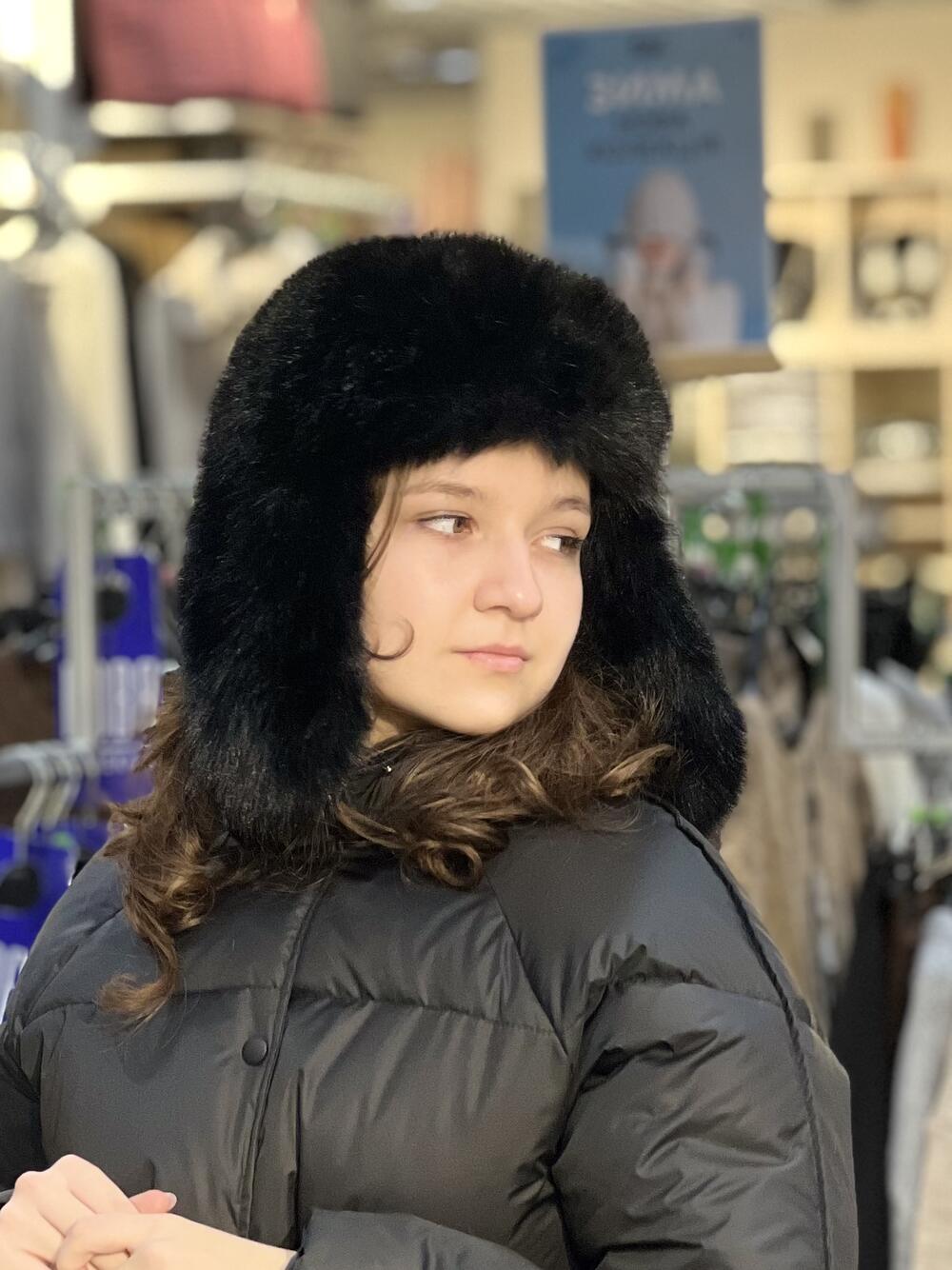 Шапка-вушанка Malisa РУТ штучне хутро чорний