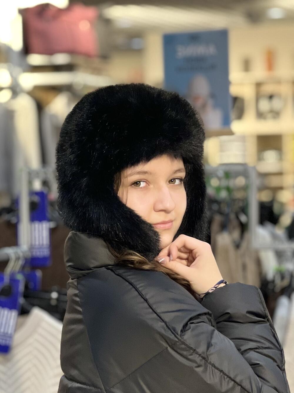 Шапка-вушанка Malisa РУТ штучне хутро чорний