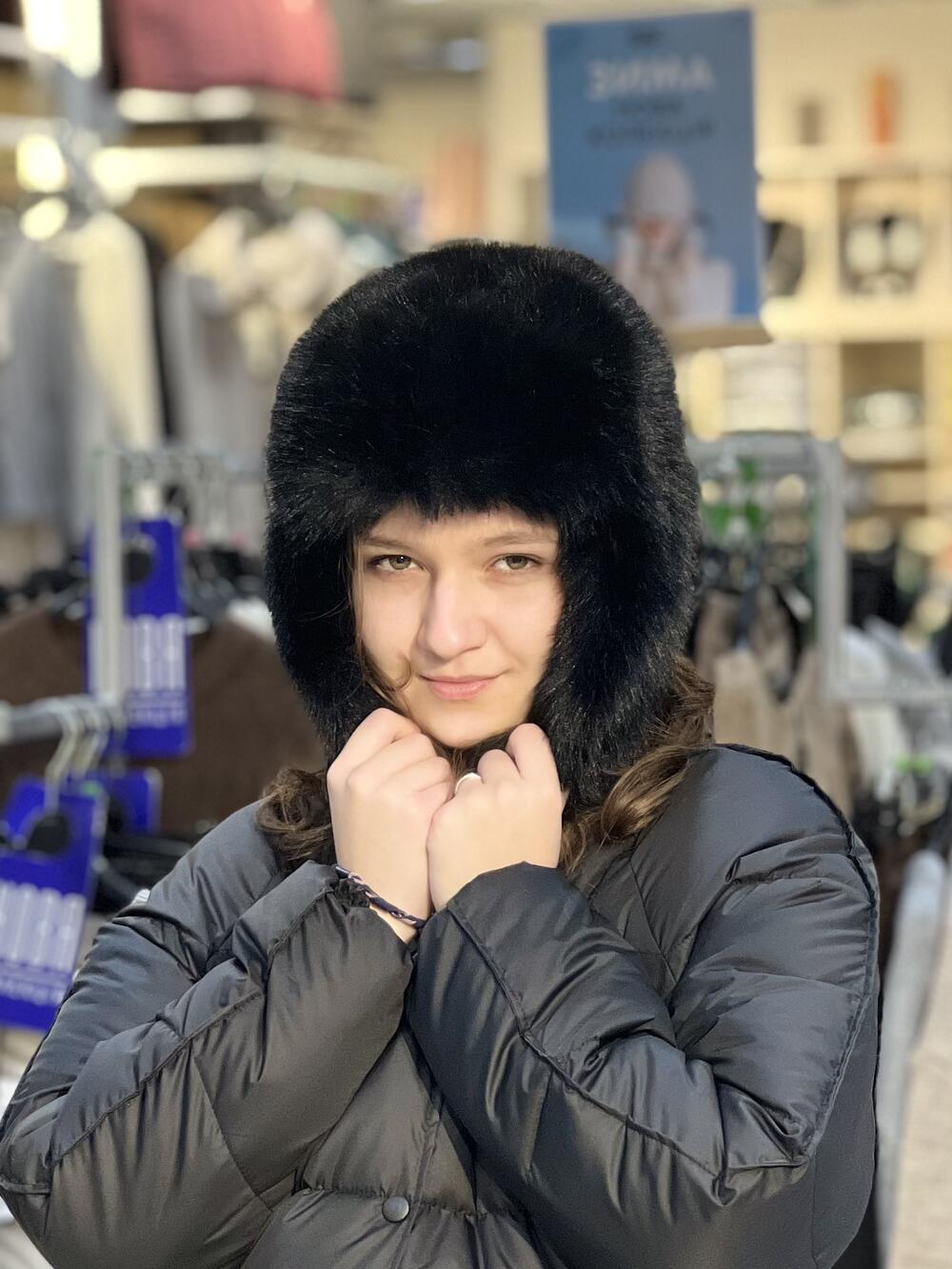 Шапка-вушанка Malisa РУТ штучне хутро чорний