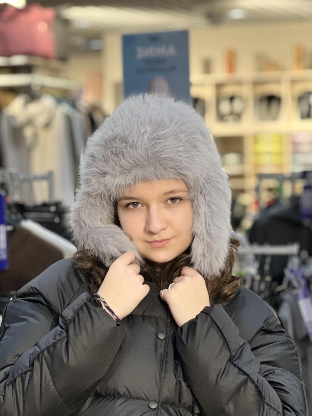 Шапка-вушанка Malisa РУТ штучне хутро сірий