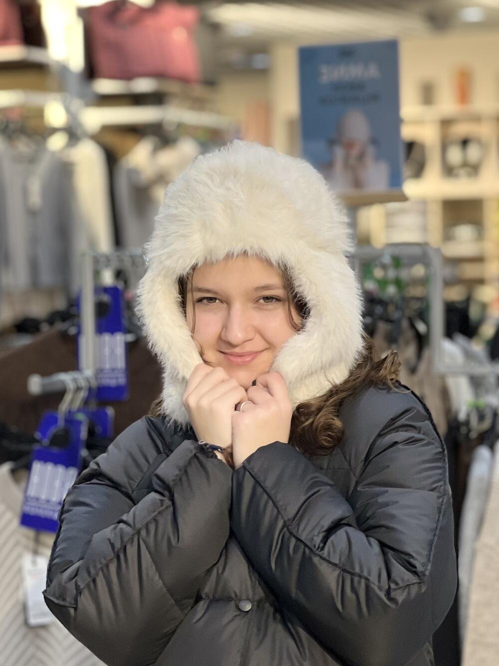 Шапка-вушанка Malisa РУТ штучне хутро білий