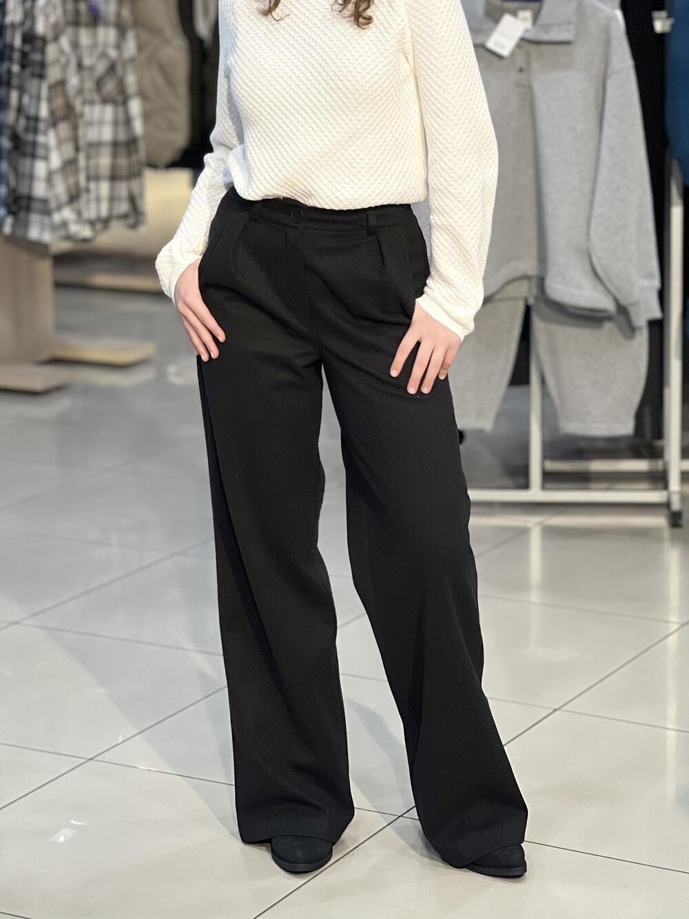 Брюки LP SIM №1 палаццо кашемір ялинка 