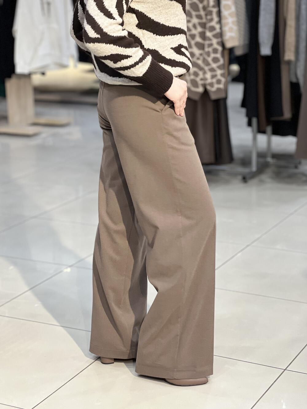 Брюки LP SIM №1 палаццо з вовни Max Mara мокко, 44/M