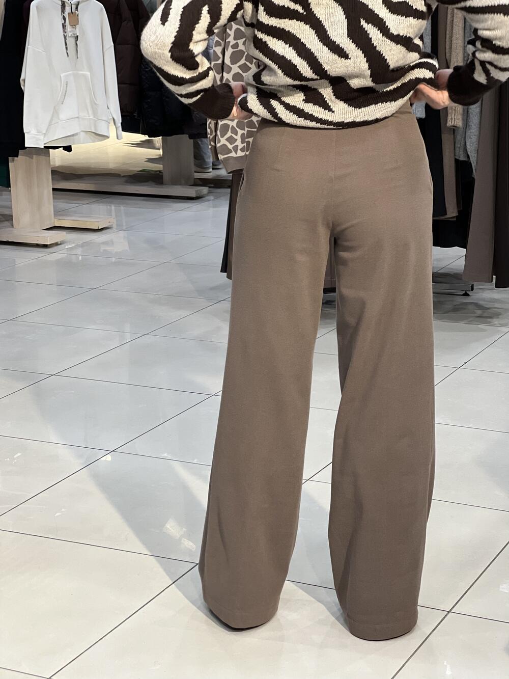 Брюки LP SIM №1 палаццо з вовни Max Mara мокко, 46/L