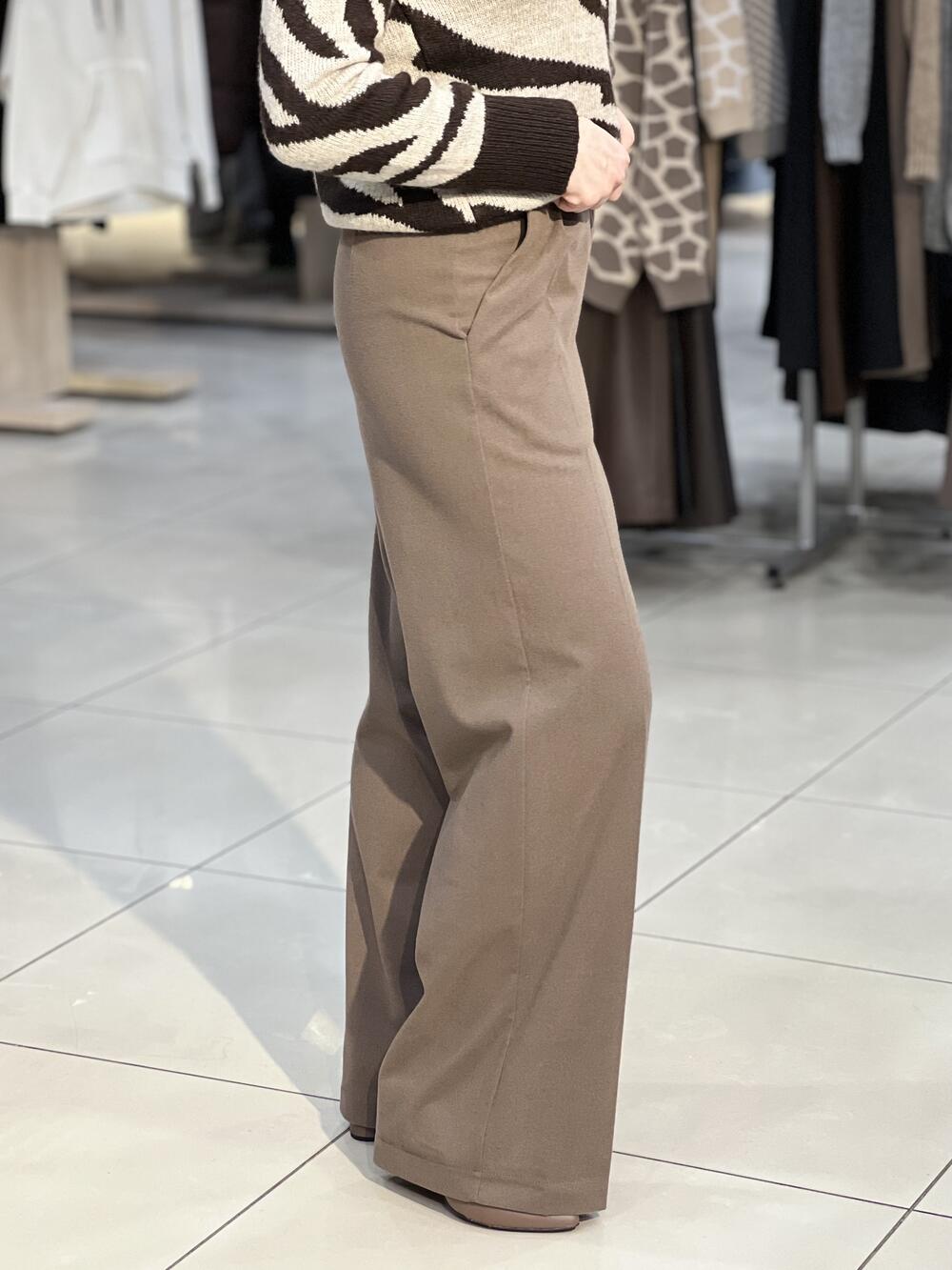 Брюки LP SIM №1 палаццо з вовни Max Mara мокко, 42/S