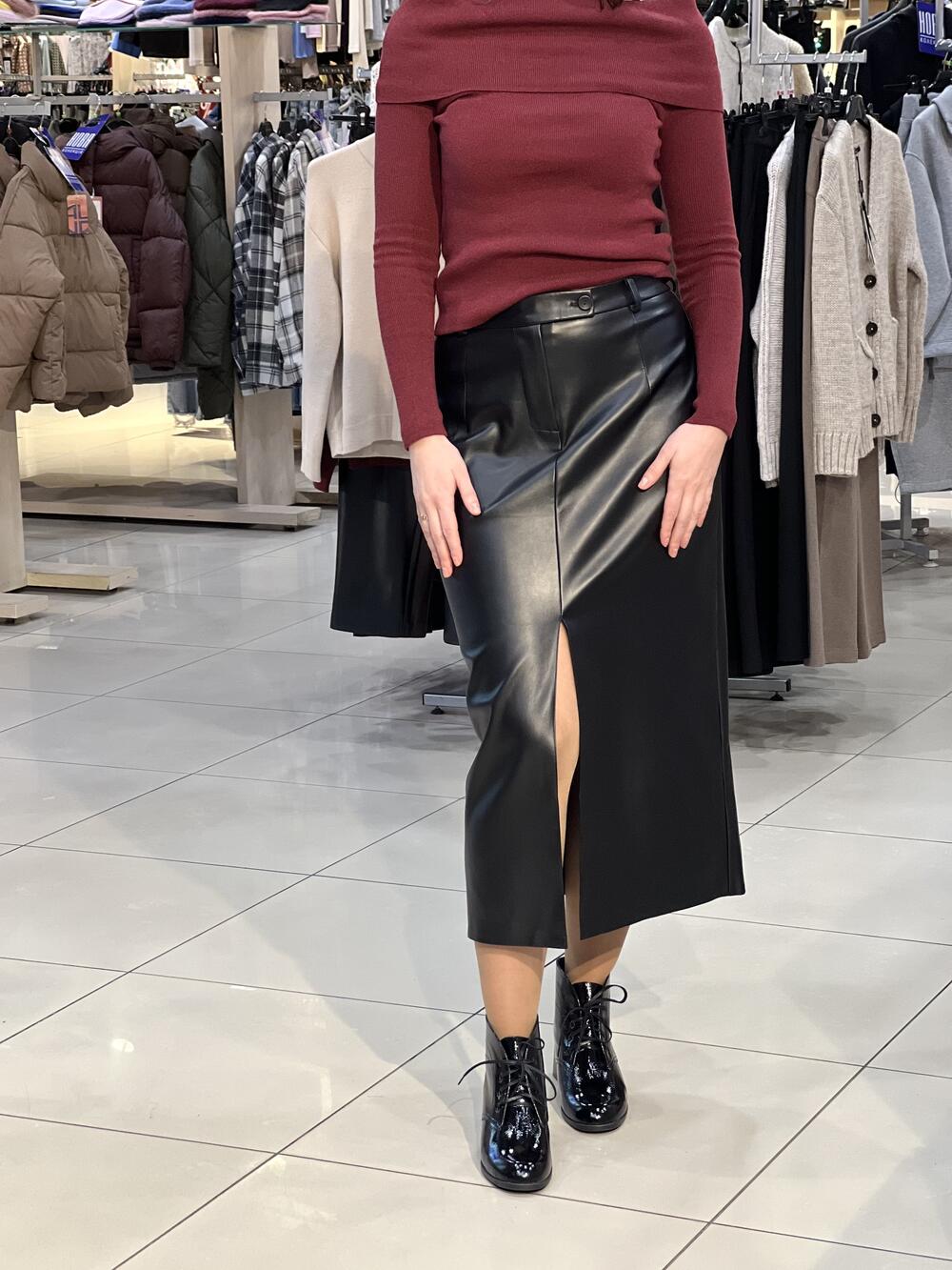 Спідниця LM R@Y 09 довга екошкіра 