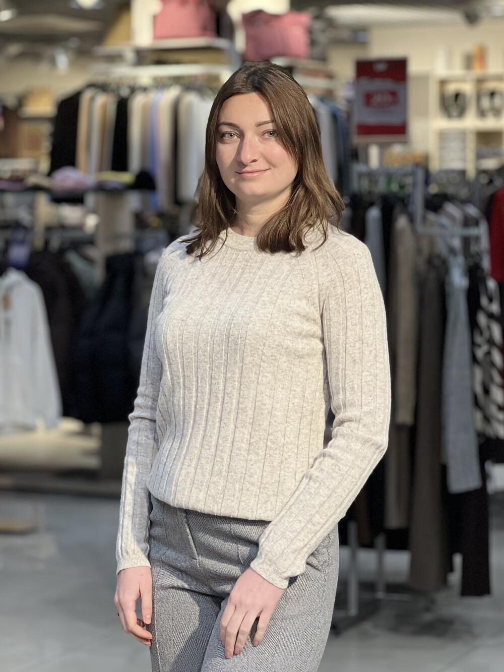 Джемпер LP 2828 реглан тонкий натуральний, 42-44