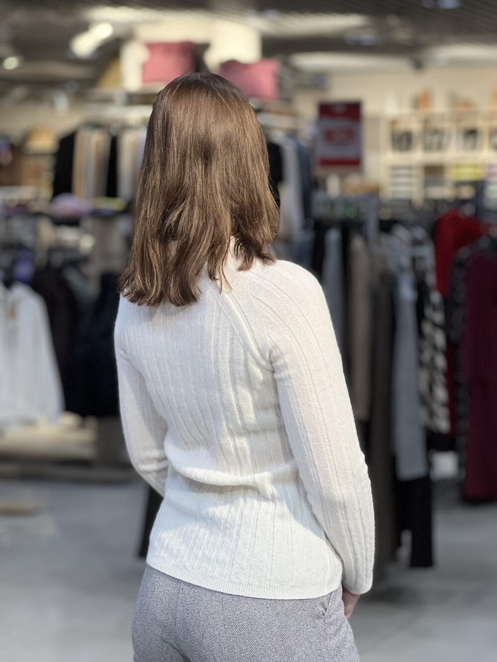 Джемпер LP 2828 реглан тонкий айворі, 42-44