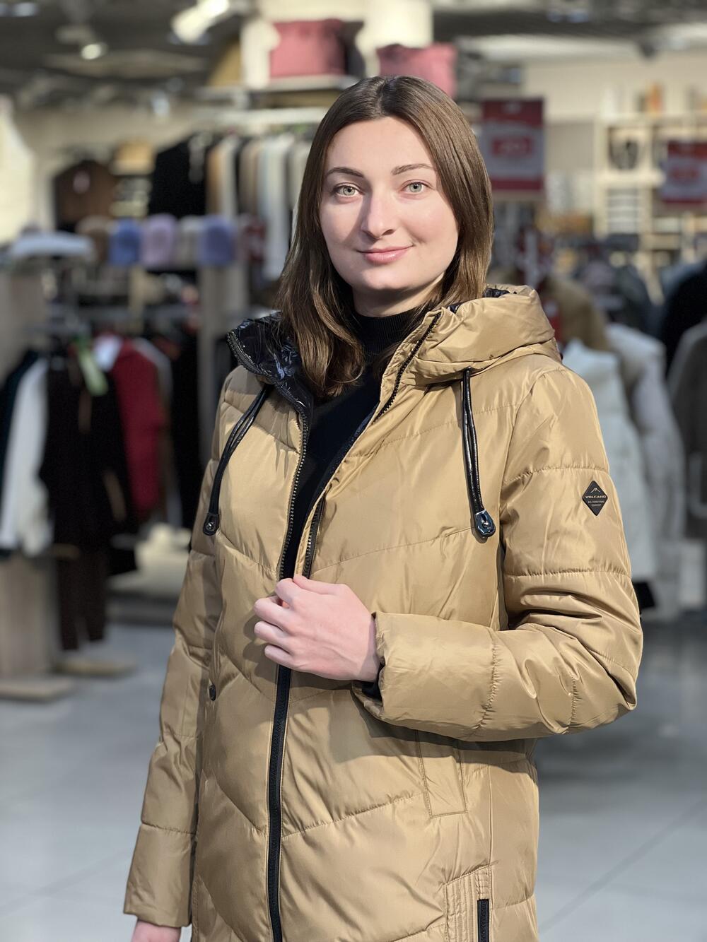 Пальто LM J-MONACO довге стьобане з капюшоном 