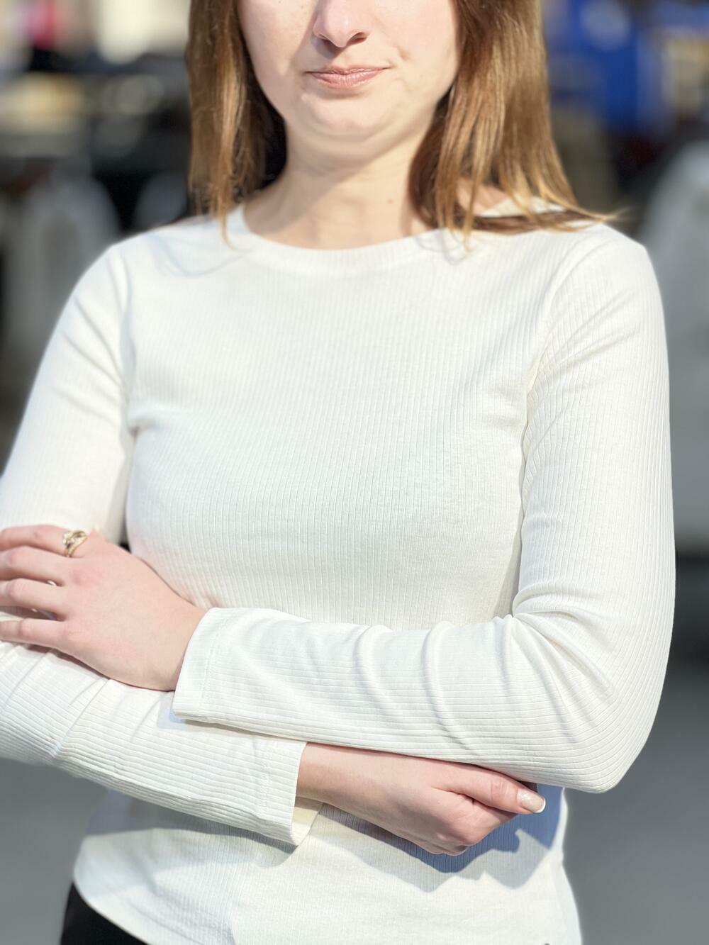 Лонгслів LP L17082 L-LOKO рубчик молочний, XXL