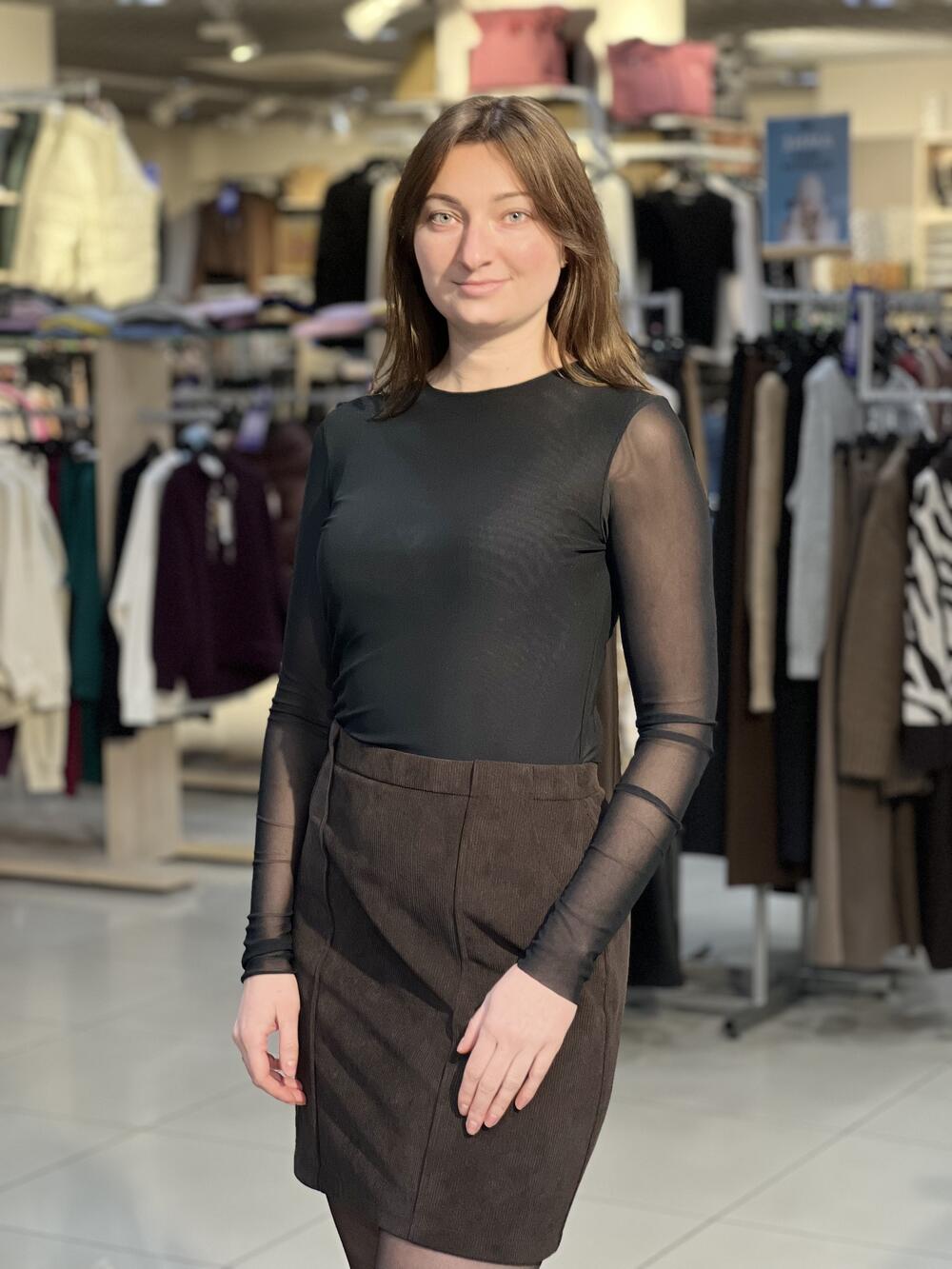 Лонгслів LP 16 сітка подвійна чорний, 46/L