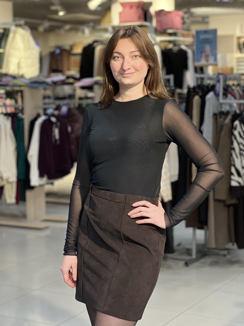 Лонгслів LP 16 сітка подвійна чорний, 46/L