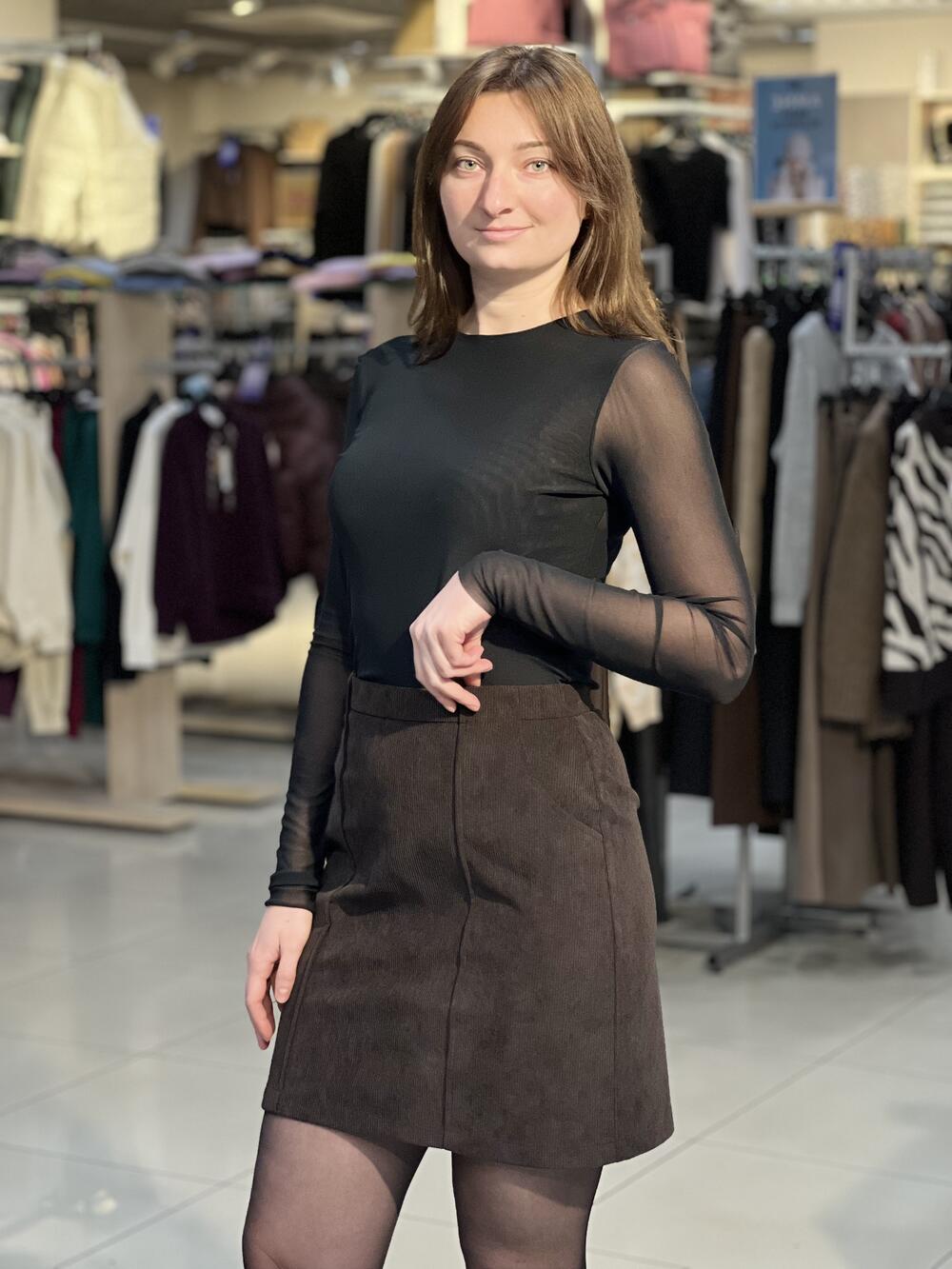 Лонгслів LP 16 сітка подвійна чорний, 46/L