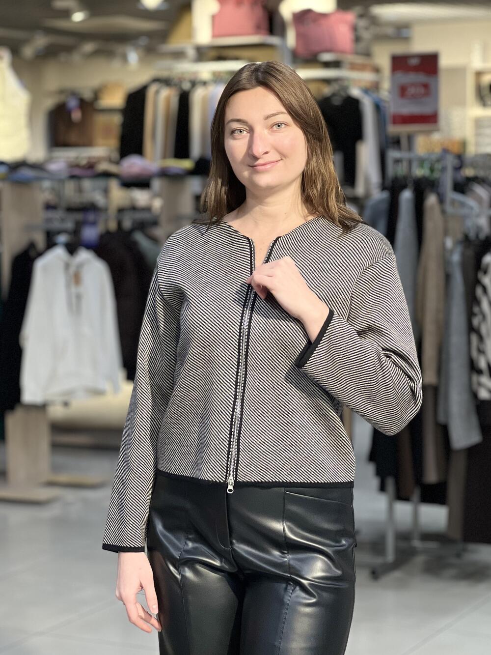 Кардиган LP 2901 на блискавці 