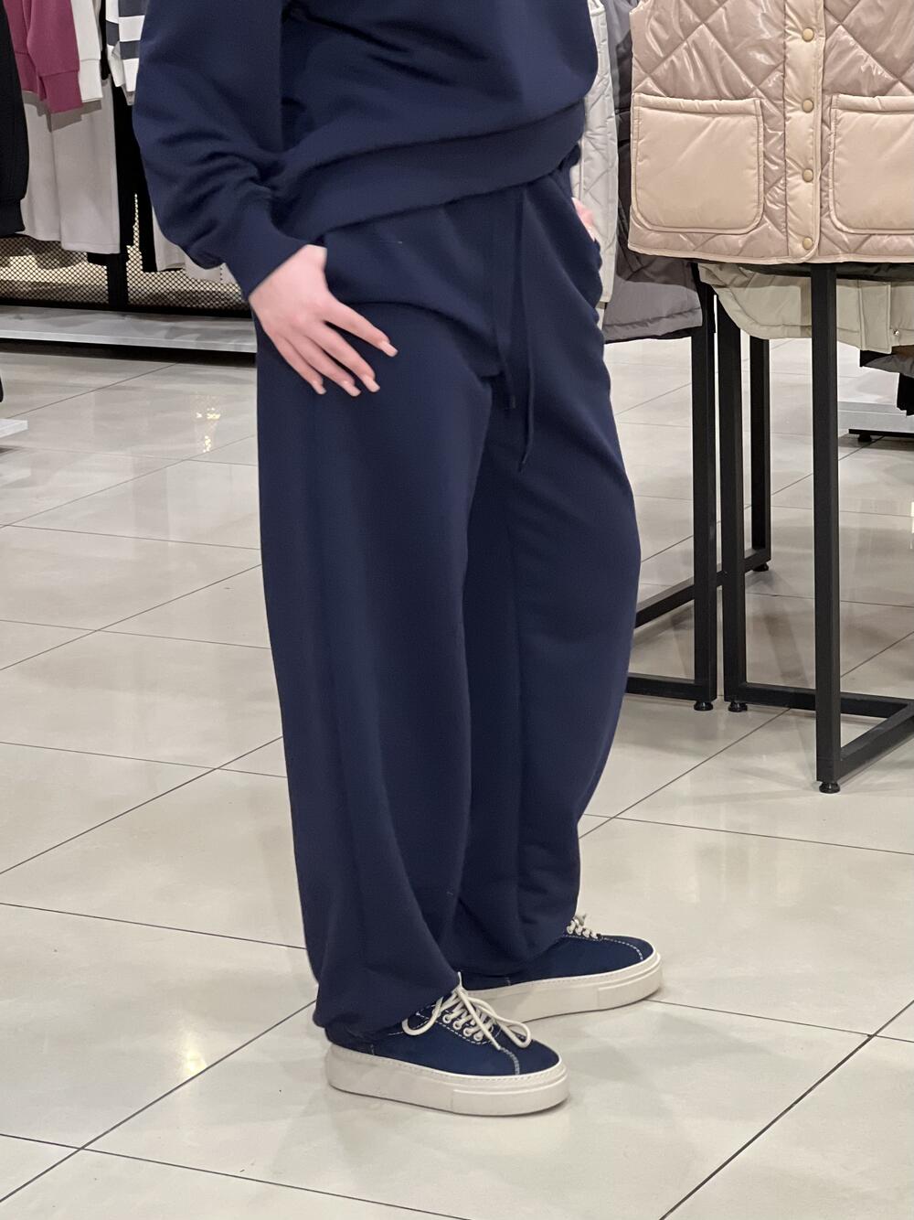 Брюки LR LC068j спортивні джогери т.синій, L