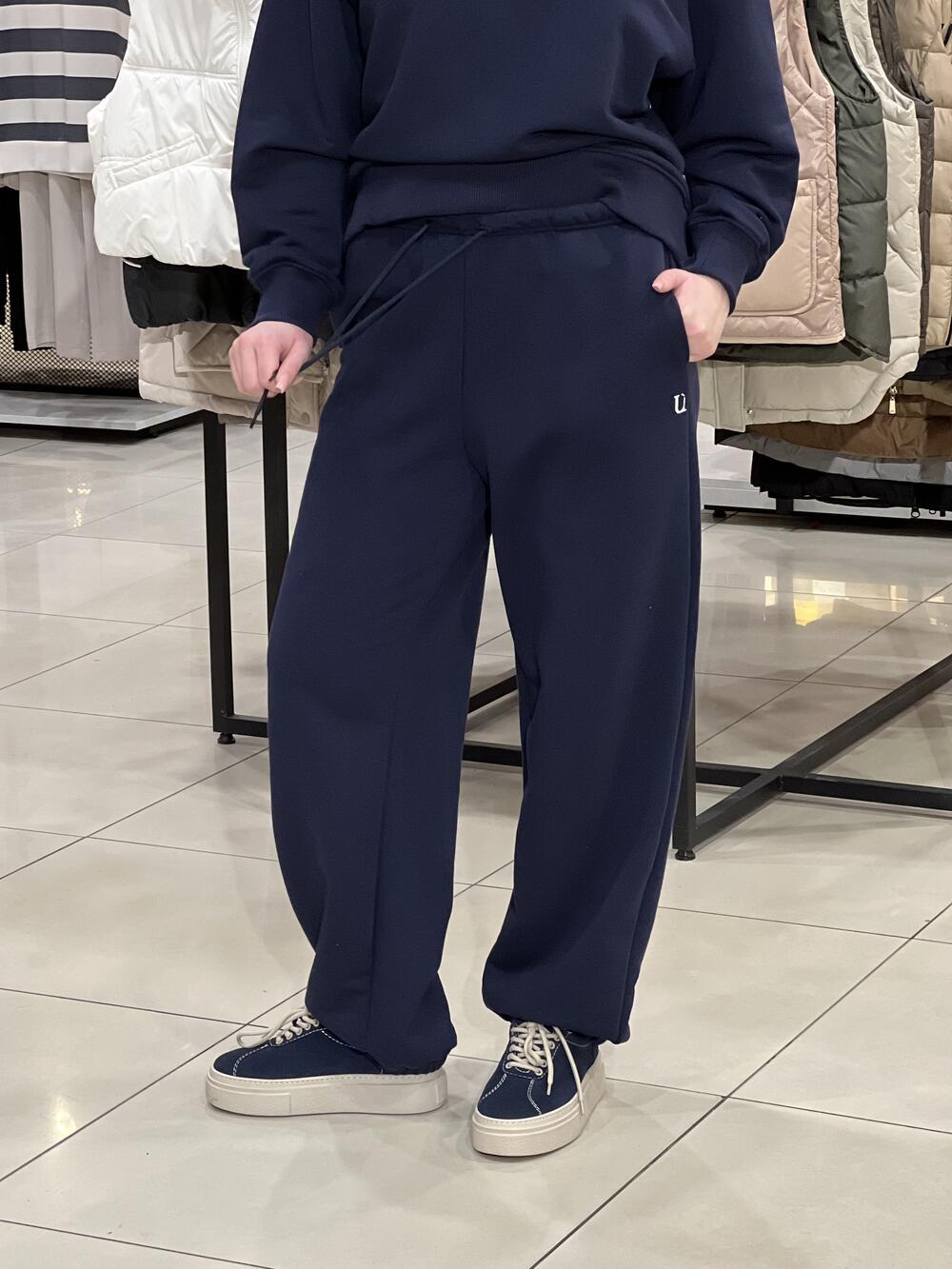 Брюки LR LC068j спортивні джогери т.синій, L