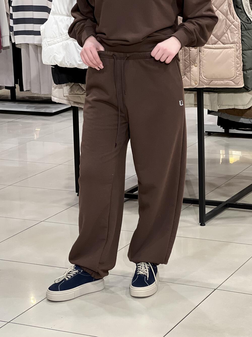 Брюки LR LC068j спортивні джогери шоколад, M