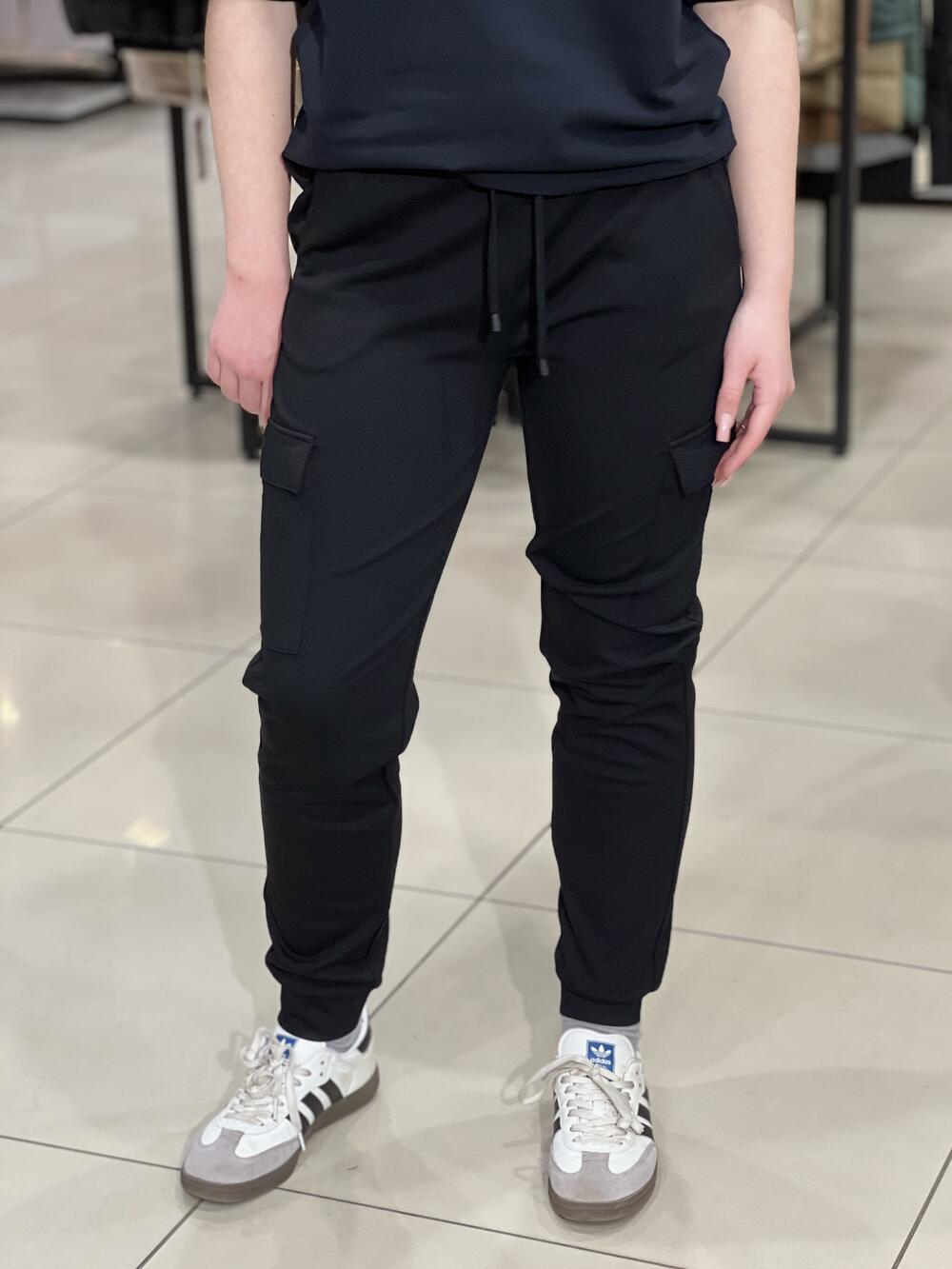 Брюки LP L28167 N-KIMBRA карго трикотажні чорний, XS