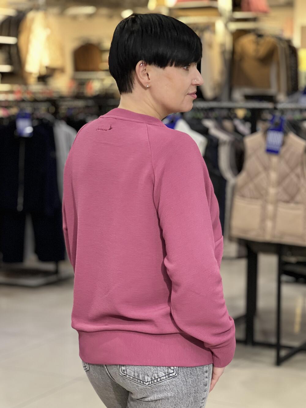 Джемпер LR L01013 B-MINK реглан рубчик фрезія, XL