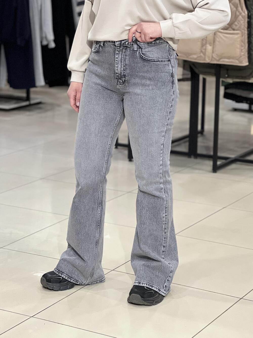 Джинси LR 1562 Flare кльош сірий, 28(46-48)