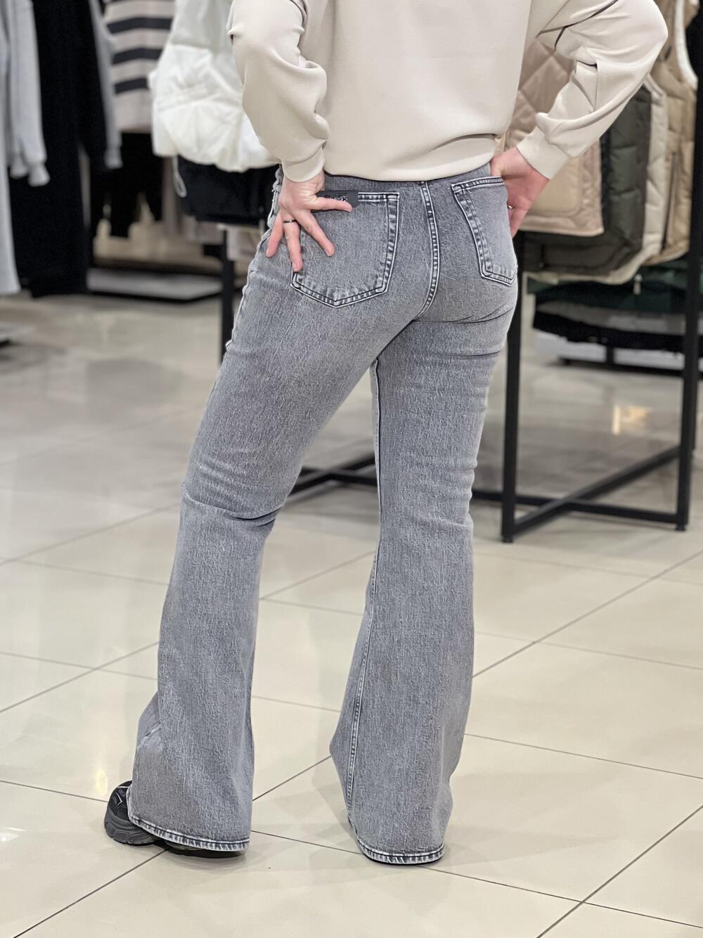 Джинси LR 1562 Flare кльош сірий, 27(44-46)